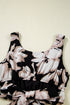 Black Floral Cutout Square Neck Knot Back Sleeveless Maxi Dress